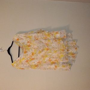Lauren Conrad Floral Skirt